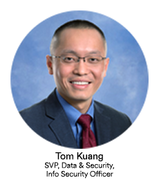 Tom Kuang — SVP, Data & Security, Info Security Officer